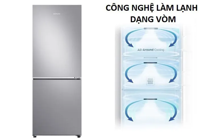 Tủ Lạnh Samsung Inverter 280 lít RB27N4010S8/SV - Làm lạnh